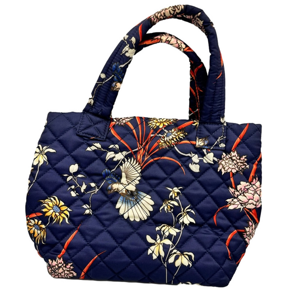 Nanette Lepore Women's Printed Washable Mini Tote Bag Navy Floral - Picture 4 of 8